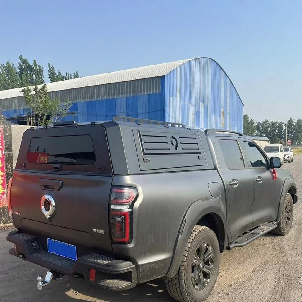 

High Quality Aluminum Alloy Tonneau Cover Waterproof Truck Cargo Box Foldable Off-Road Pickup Hard Top Canopy for Great Wall