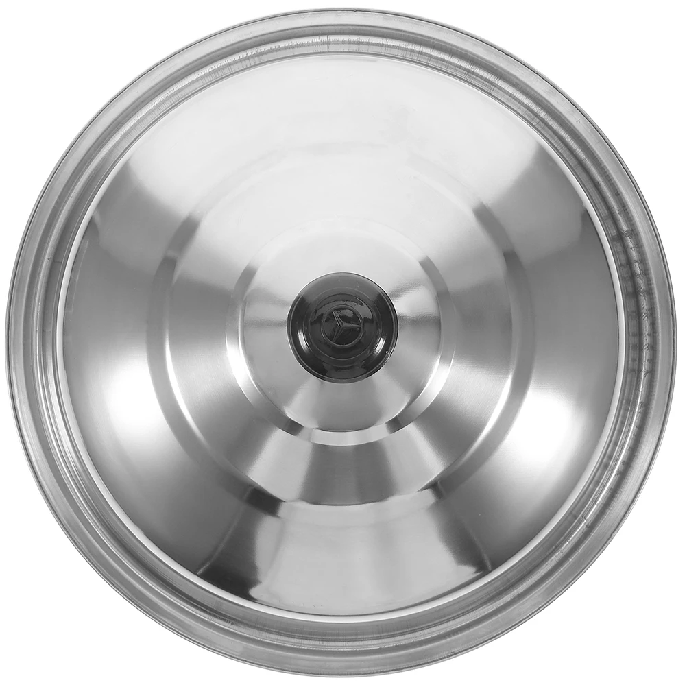 

14 Inch Stainless Steel Pot Lid Round Dome Replacement Cover For Frying Pan Skillet Universal Pan Lid Grease Splatter Guard