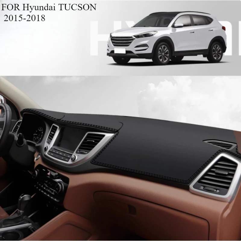 

FOR Hyundai TUCSON 2015-2018 Car Dash Mat Dashmat Dashboard Mat Cover Sun Shade Dash Board Cover Carpet Accessories