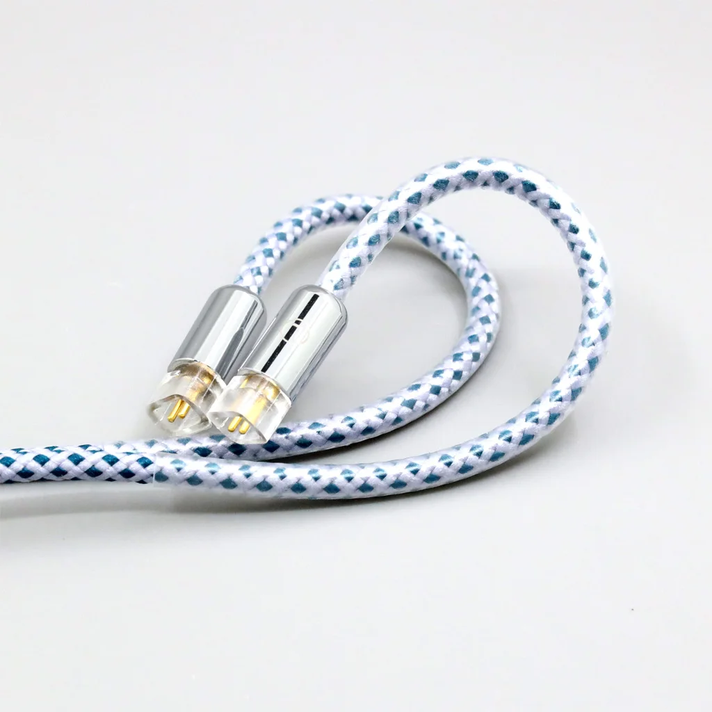 99% prata pura mix grafeno occ blindagem cabo de fone de ouvido para ue11 ue18 pro qdc gemini gemini-s anole V3-C V3-S V6-C ln008638