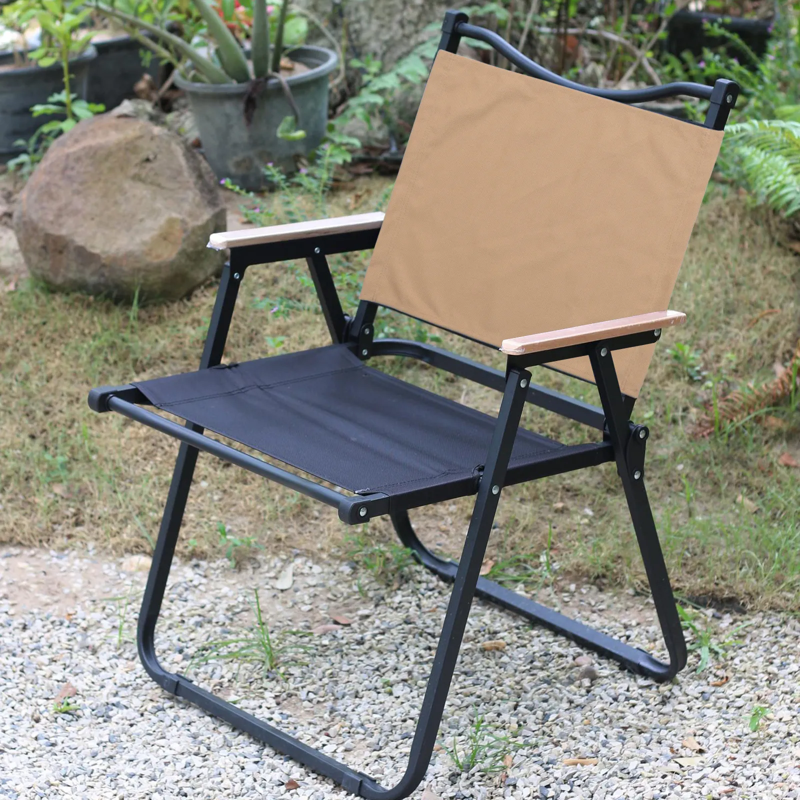1Set Heavy Duty Director Chair Replacement Canvas Outdoor Folding Chair Fabric Natural Color Suitable for Camping Fishing Beach