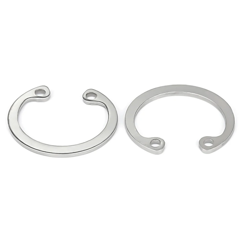 M8 M9 M10 M11 M12-M75 304 Stainless Steel C Type Internal Circlip Retaining Clip Snap Ring C Type Retaining Ring Clamp Spring