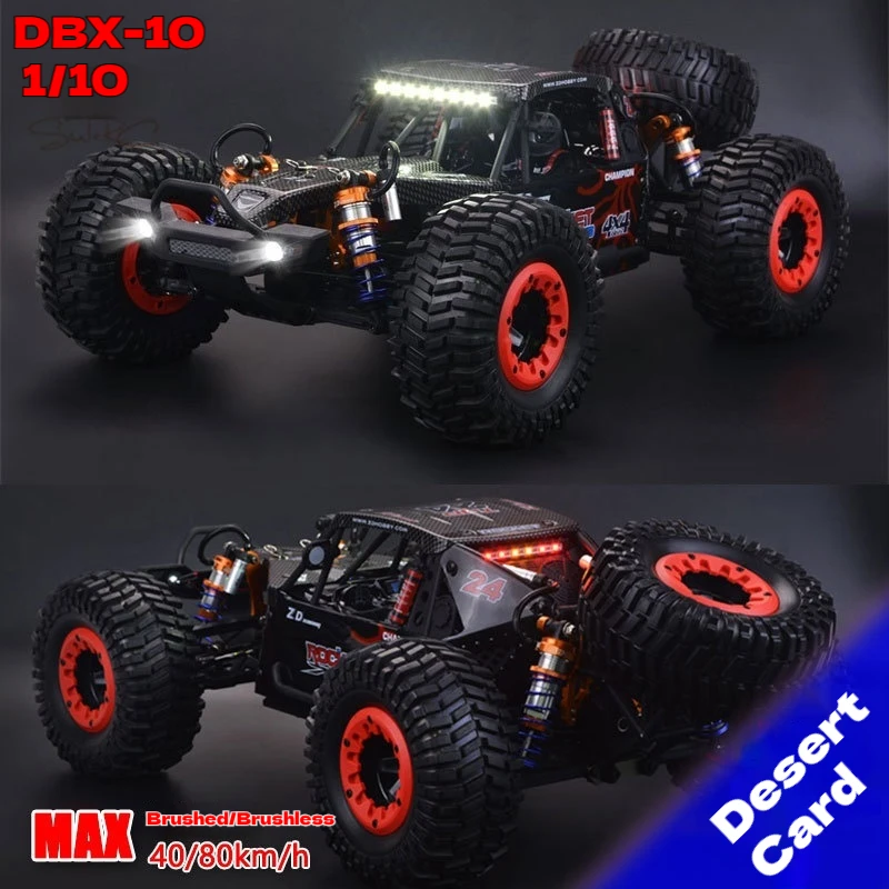 

ZD Racing DBX-10 1/10 Scale Remote Control RC Car Desert Off-Road Electric Four-Wheel Drive Boys Birthday Gift Toy Model Vehicle