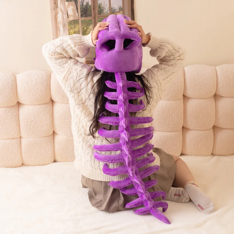 75/115 سنتيمتر مضحك ديناصور غطاء رأس الإبداعية الديناصور Exoskeleton ألعاب من القطيفة لينة محشوة الحيوان دينو الوالدين طفل زي الدعائم #4