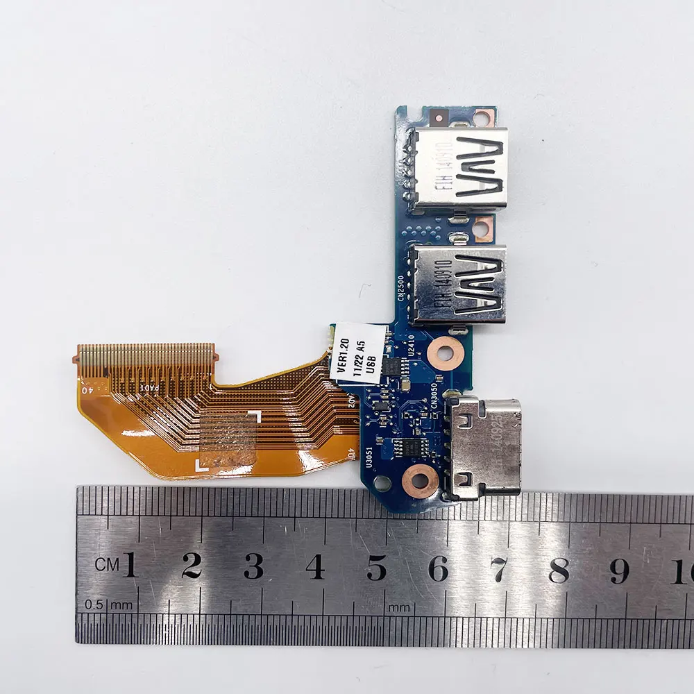 Para HP EliteBook 840 845 850 G1 G2 740 745 G1 G2 ZBOOK 14 laptop IO USB VGA Jack board 6050A2559201 6035B0101101 6050A2638201