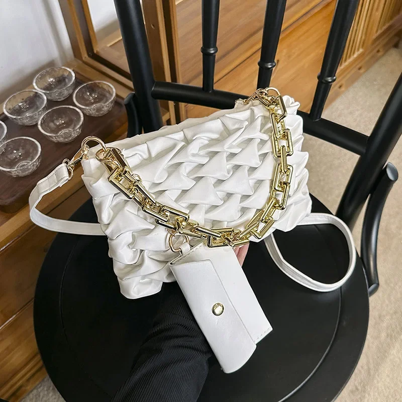 

2025 New Trendy Women's Ins Style Crossbody Bag - Spring/Summer Quilted Chain Small Square Bag, Stylish Shoulder Design