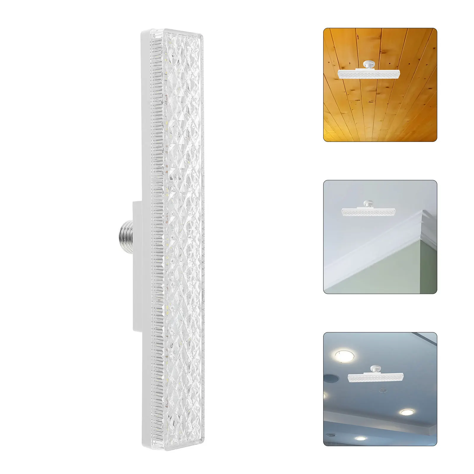 

Modern 18W E27 LED Strip Light Bulb for Home Bright Long Rectangular Fixture Easy Installation Surface Or Suspended Mounting