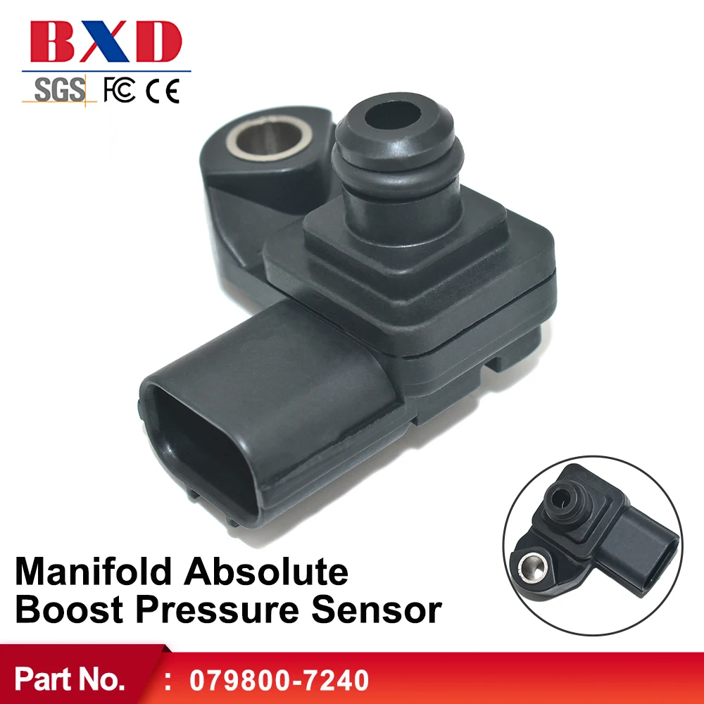 

Manifold Absolute Boost Pressure Sensor 079800-7240 For Honda GL1800 / Acura TSX RSX 37830-PNC-003 37830PNC003
