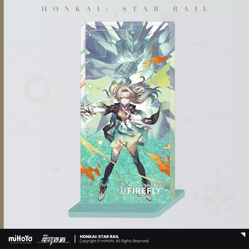 

Sunsyea Honkai Star Rail официальный Merch miHoYo оригинальный подлинный LH серии акриловый зыбучий песок орнамент Светлячок