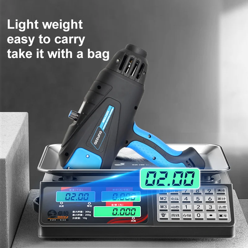 AZZUNO 4800W Handheld Portable Electric Arc Welding Machine Automatic Digital Intelligent Welding Machine Current Adjustment