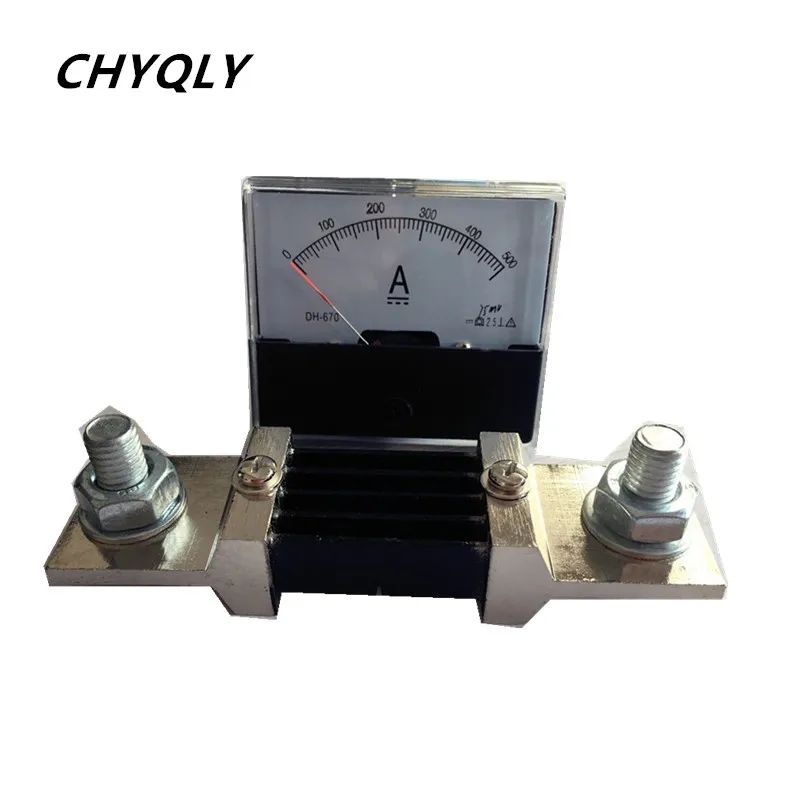 Pointer DC Ammeter DH-670 With Shunt 10A 15A 20A 30A 50A 75A 100A 150A 200A 300A 500A 75MV