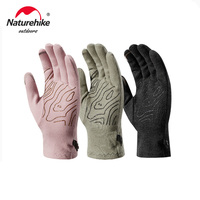 Naturehike Glove Heating Dralon Touch Screen Non-slip Sports Gloves Outdoor Running Cycling Mountaineering Wear-resistant Gloves