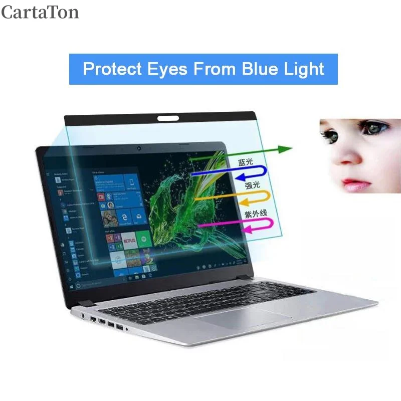 Anti-blue light Magnetic Screen Protector For Macbook Air 13 A2337 A2681 M1 M2 2020 2022 Pro 14 15 16 11 Matte Film Anti-Glare