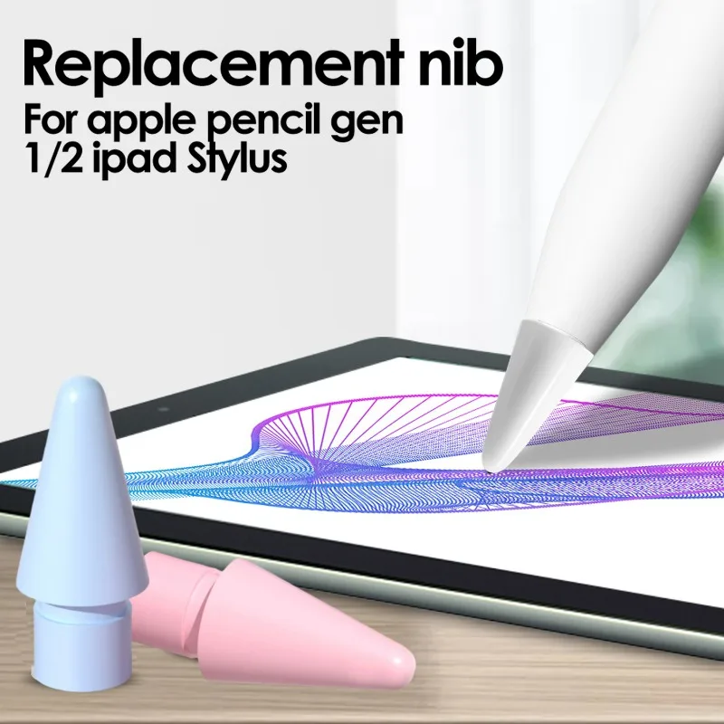Replacement Pencil Tips for Apple Pencil 1 2 Pro Generation Stylus Pen Nibs Smooth Spare Nibs Kit for Apple IPencil 1st 2nd Pro