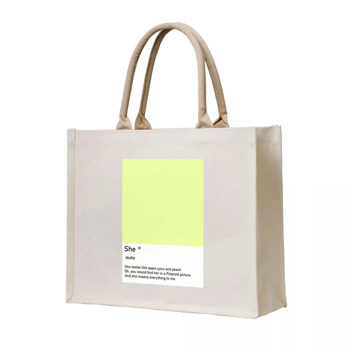 

She Tote Bag Woman shopper bag tote bag university cute tote