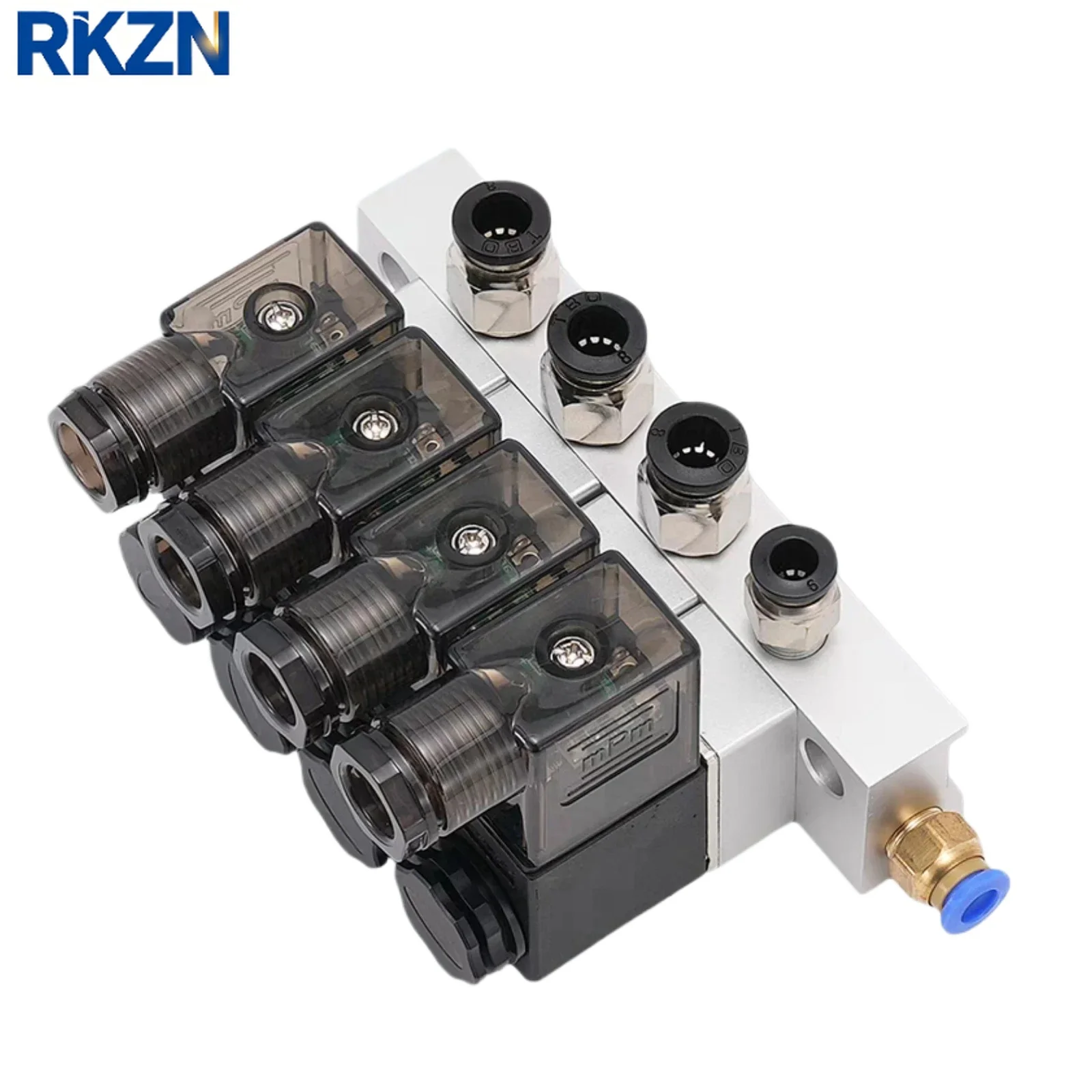 3V1-06 Pneumatic Solenoid Valve 3/2 Way 2 Position Normally Closed 12V 24V DC 110V 220V AC Air Control Valve
