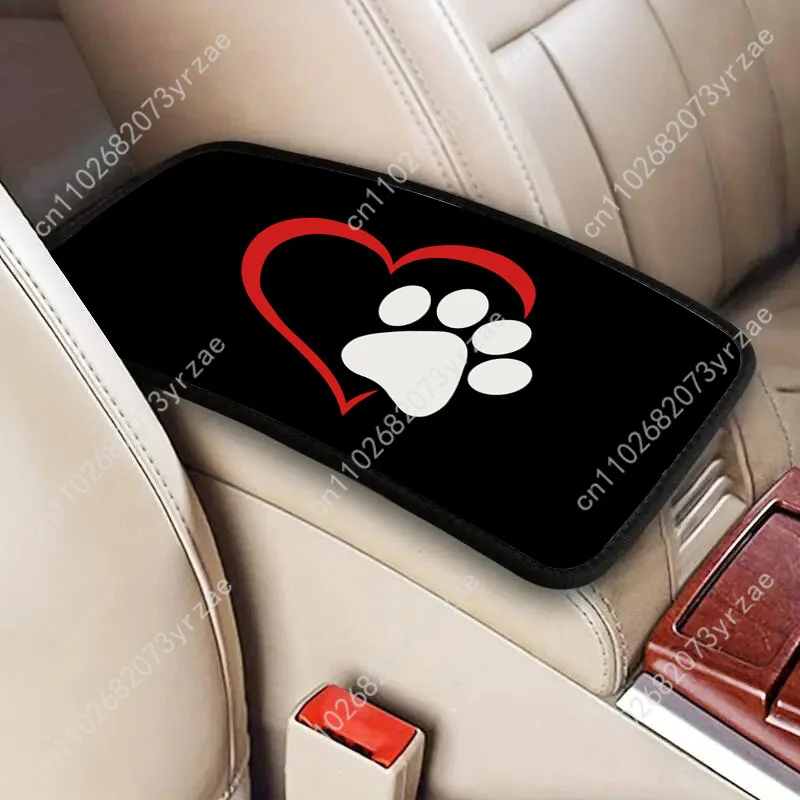 

Heart Paw Universal Car Armrest Cushion High Quality Non-Slip Car Armrest Cover Elastic Straps Car Interior Accessories