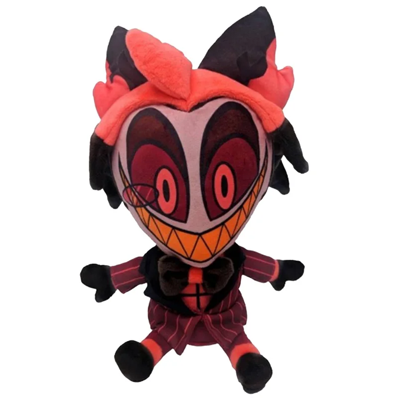 Hazbins Hotel Plush Doll Alastor Cartoon Doll Kawaii Soft Stuffed Doll Home Decoration Birthday Gift For Kid