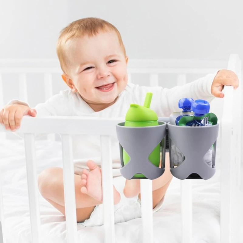 Portabottiglie per latte per neonati, per carrozzina antiscivolo, ricambio per carrello per bambini A2UB