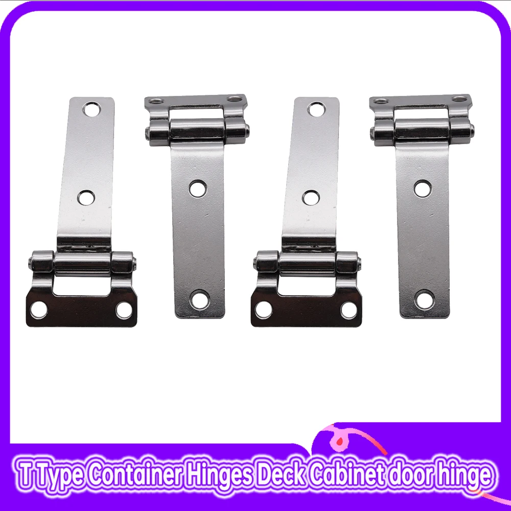 4PCS T Hinge Heavy Duty Marine Boat Yachts Stainless Steel Door Hinges 135x58x27mm boat yacht accessories