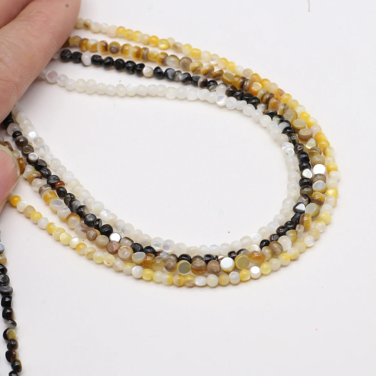 3-4mm Natural Freshwater Shell - Men'S Yellow Accessories review and price