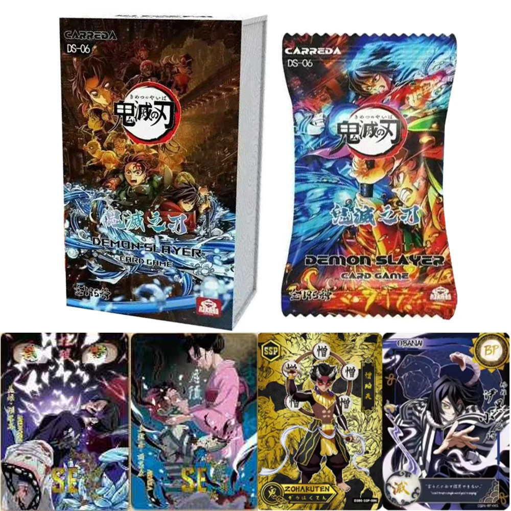 

Demon Slayer Card English Version Vol.6 Journey Chapter Tanjirou Nezuko Kanroji Limited Anime Collection Cards Toys Gifts
