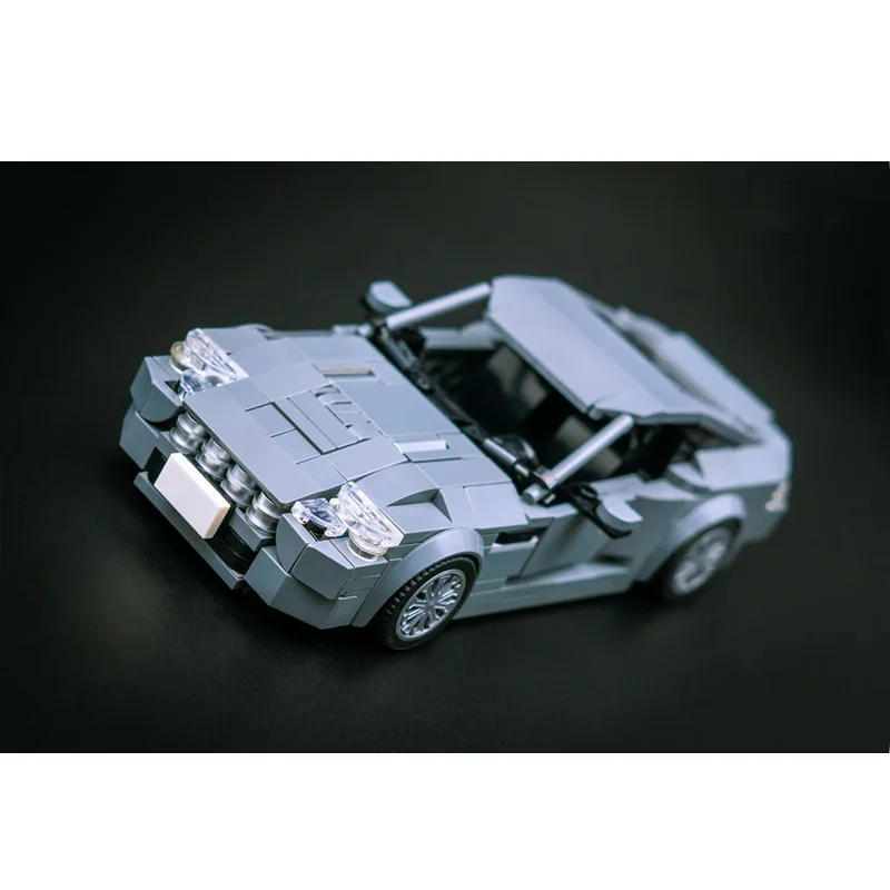 

Модель строительного блока 443, детали V12, суперкар City Speed Champion, классическая игрушка-автомобиль для мальчиков, Рождественский подарок