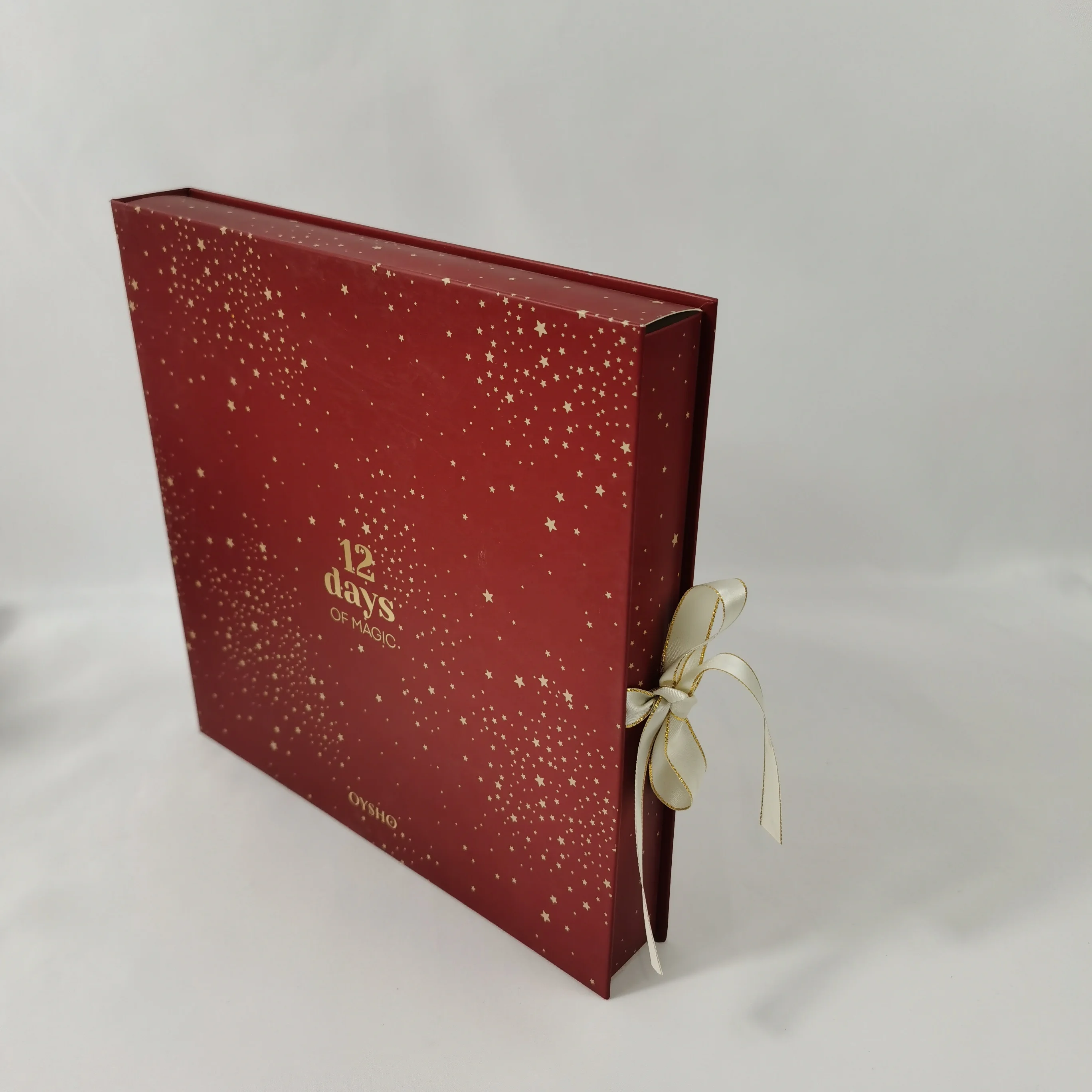 custom. Custom Chocolate Advent Calendar Empty Luxury Cardboard Paper Gift Cosmetic Packaging Countdown Christmas Box