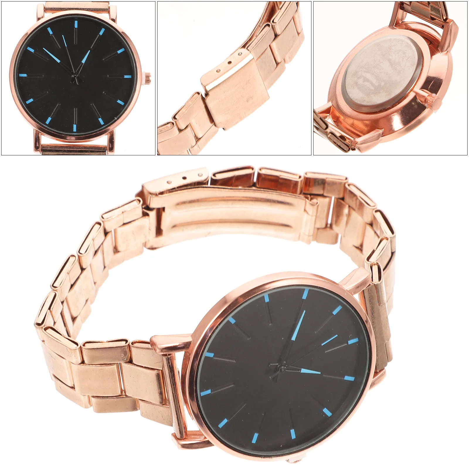 

Men Stainless Steel Watch Quartz Movement Simple Classic Style Comfortable Wear Ideal Gift for Husband Boyfriend Son Friend