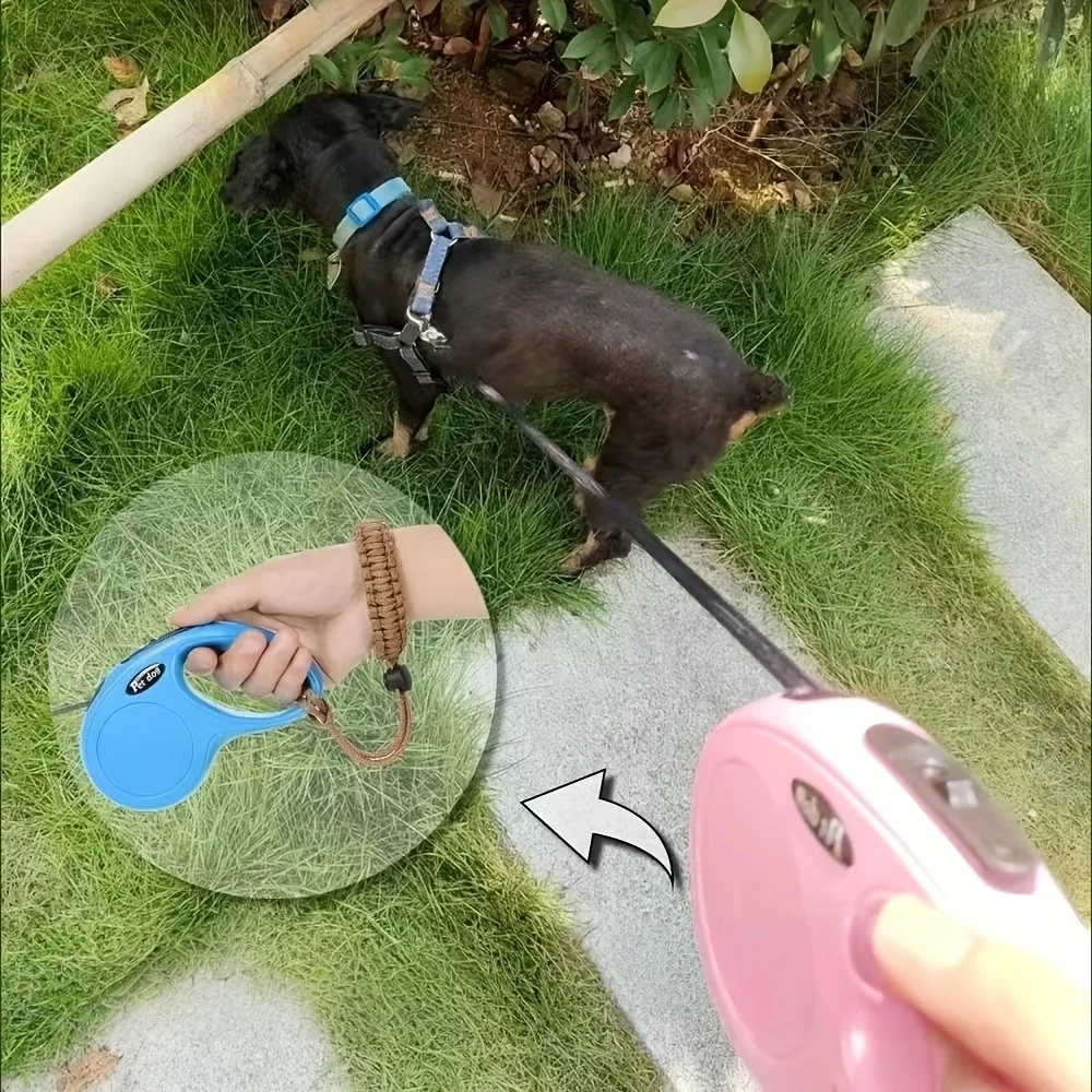Coleira de Cachorro com Alça d - Retractable Dog Leash avaliação e preço