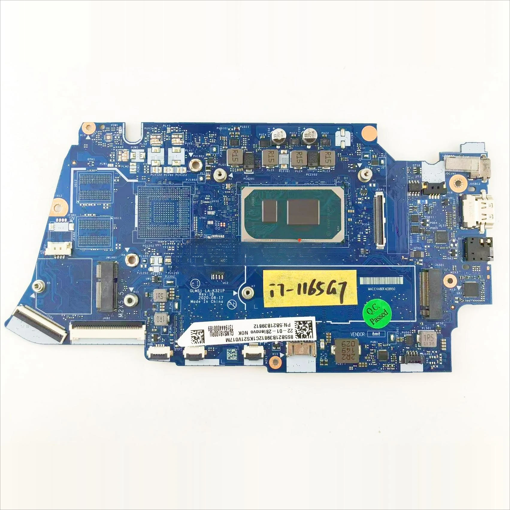 For Lenovo Ideapad 5-14ITL05 Main Board GLMS1 LA-K321P 5B21B39812