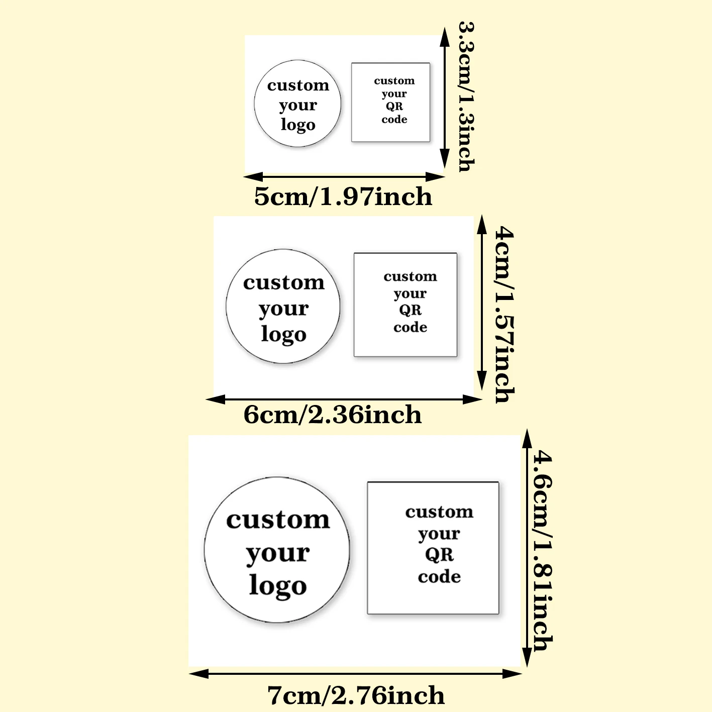 100 قطعة من ملصقات رمز الاستجابة السريعة لشركة العلامات التجارية لتغليف الهدايا وترويج المنتج للعودة إلى المدرسة ومناسبات أعياد الميلاد وحفلات الزفاف