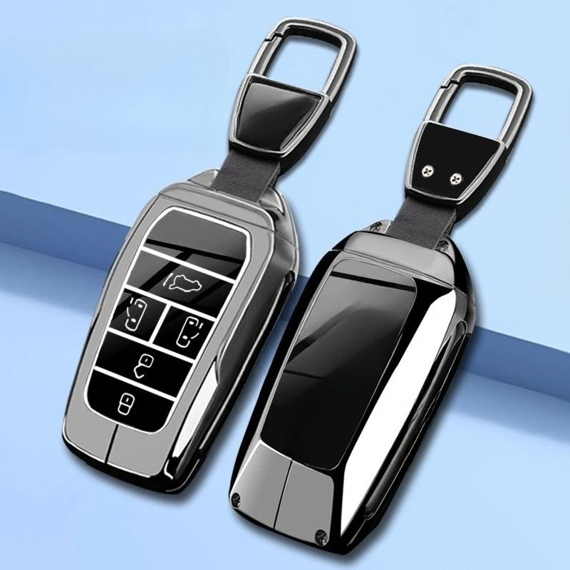 

Metal Car Key Cover Fob Case Shell for TOYOTA Sienna Senna RAV4 VENZA Mirai Hybrid Vehicles Alphard PREVIA Voxy Vellfire Noah