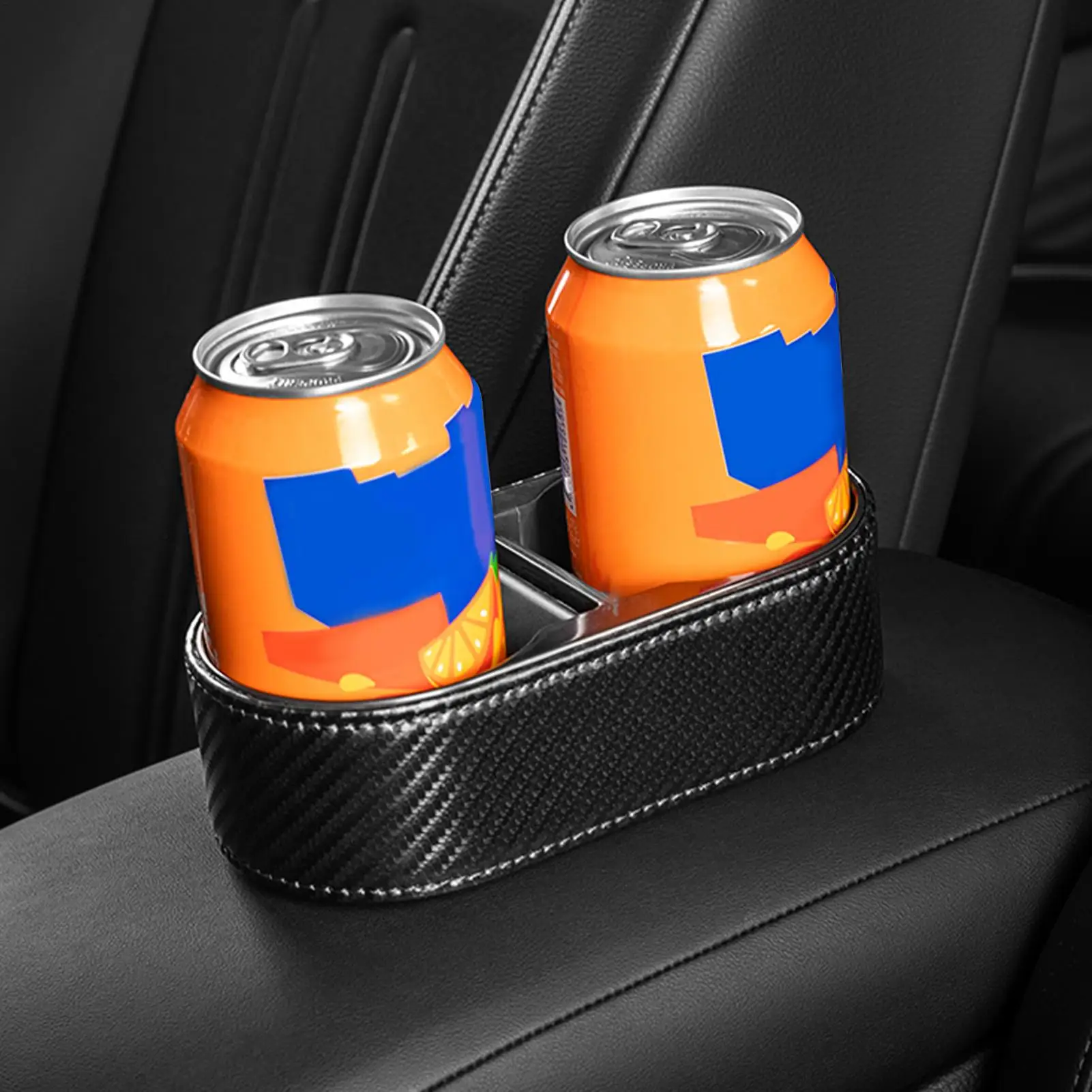 

Automotive Cup Holders Double Drink Holder for Car Console Organizer Automotive Fixed Beverage Bracket for Golf Cart Trip Daily