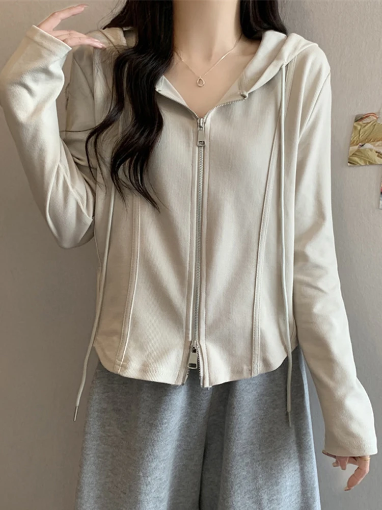 

Толстовки с капюшоном Y2K Женская уличная одежда Emo Girl Fur Poleron Jfashion Woman Zipper Shoujo Girl Эстетическая мода Альтернативный модный