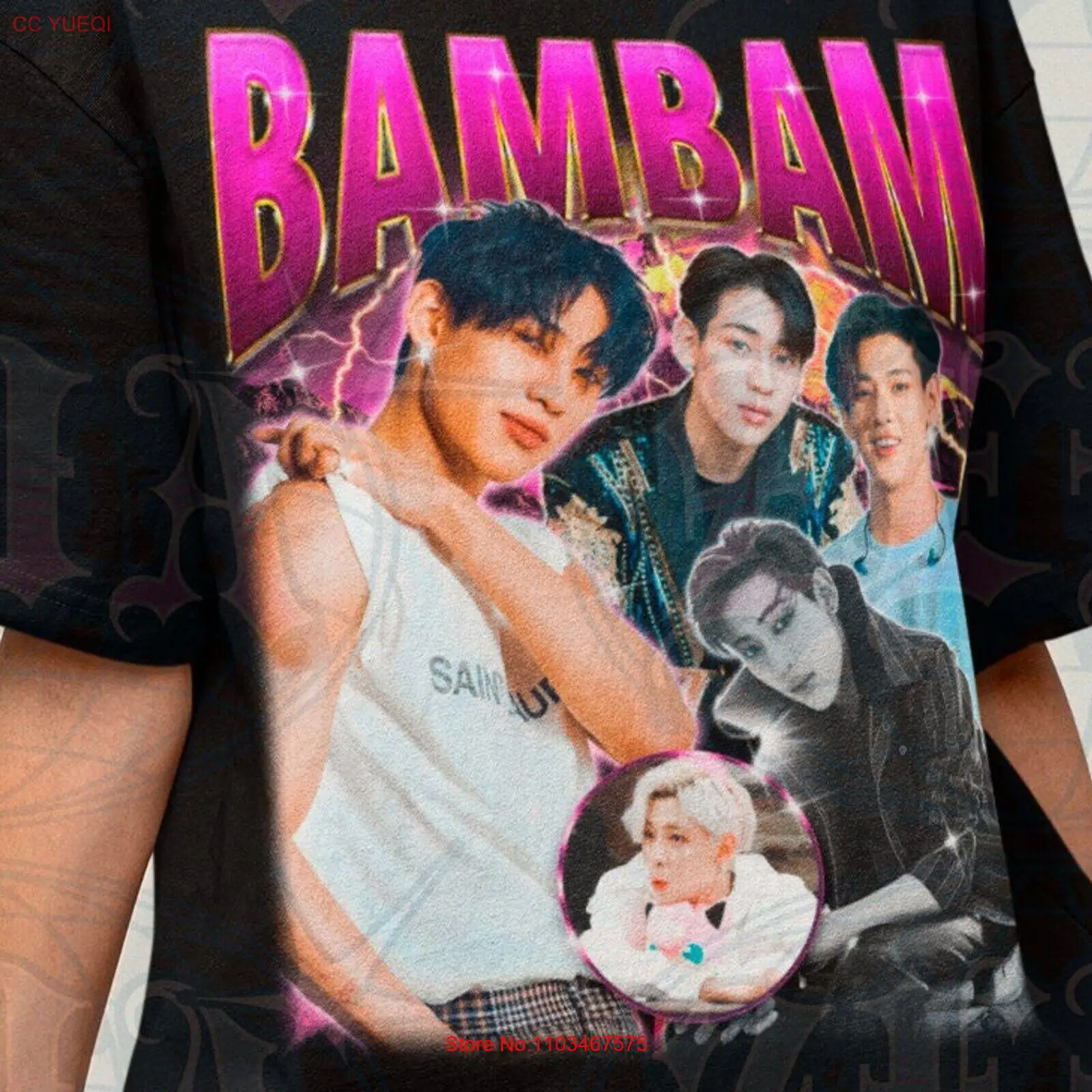 Ретро футболка бамбам Got7-футболка Got7 Kpop-Kpop Merch - Kpop подарок для h