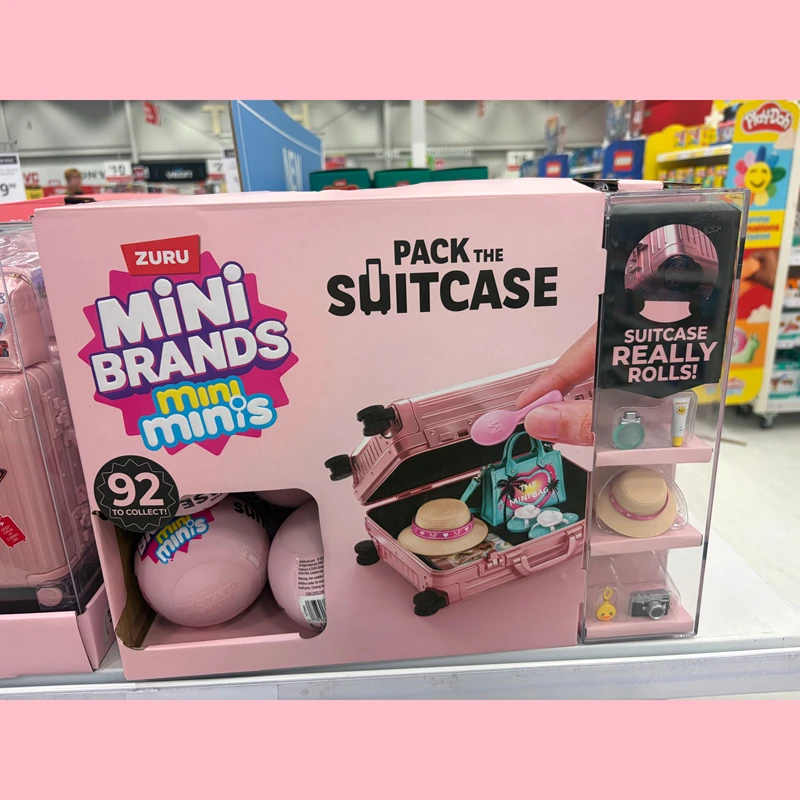 Genuine New Arrival ZURU Suitcase Blind Box Anime Figure Toy Mystery Box Surprise Collectible Toy Model Ornament Gift