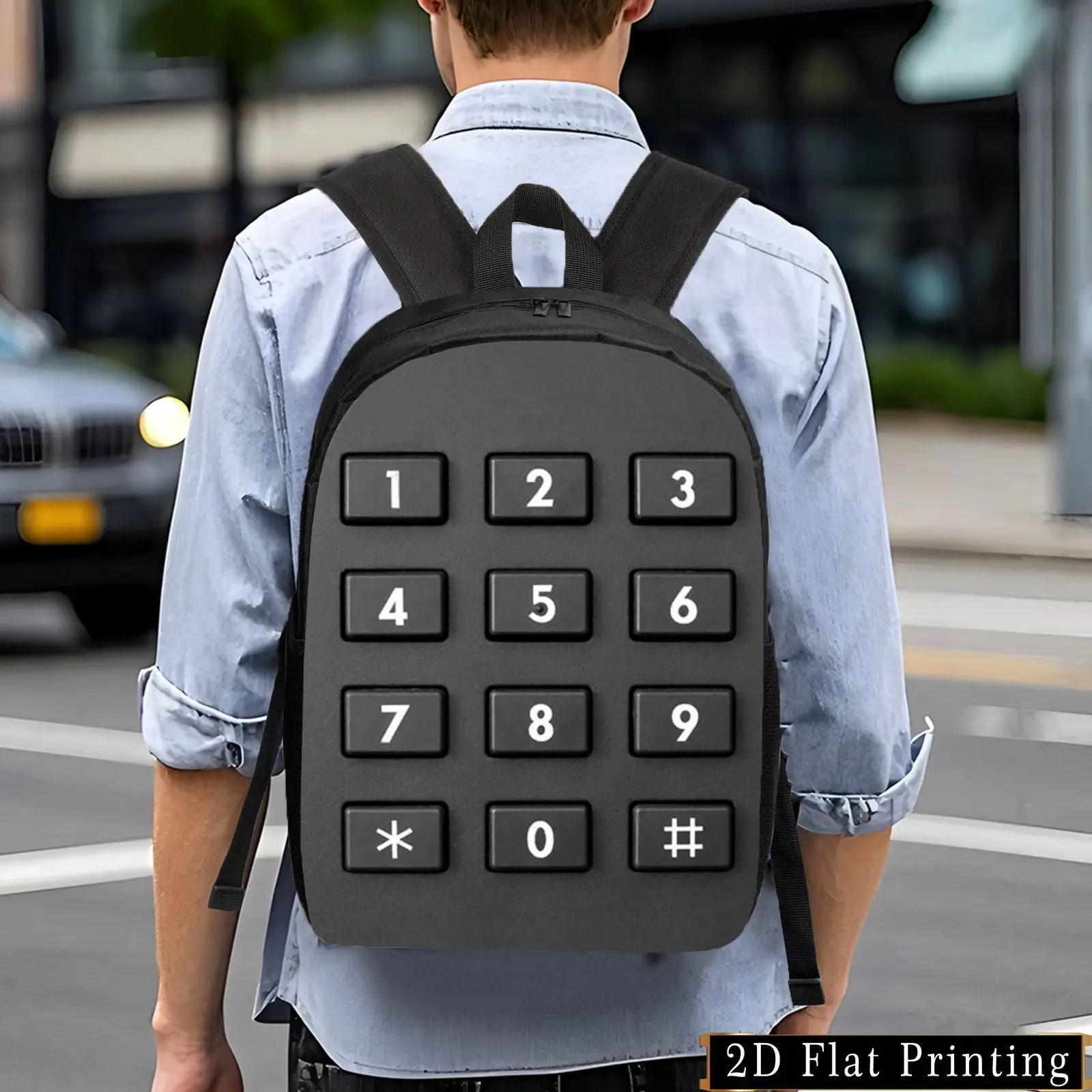 

Casual fashion backpack, simple and personalized backpack. Creative design backpack for young people, lightweight