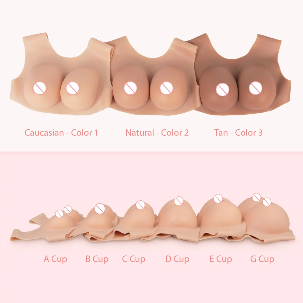 CYOMI Silicone Fake Breast Forms Boobs Artifical Huge Chest for Crossdresser Transvestite Sissy Drag Queen Shemale Cosplay