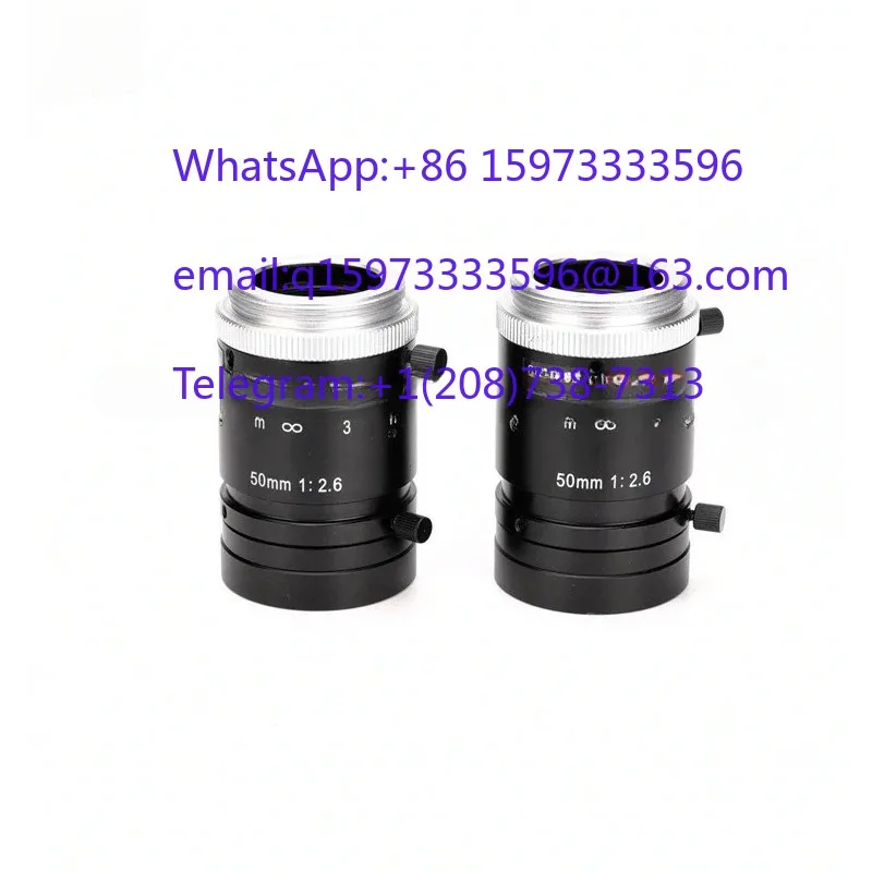 VS-5026VM High Resolution Industrial Fixed Focal Lens, Vibration Resistant Compact Design for  Production Defect Detection