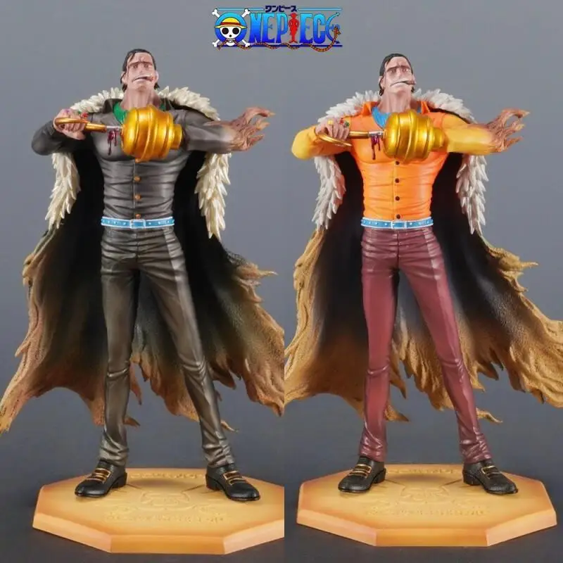 BANDAI 29cm/11.42in Anime One Piece Figure Sir Crocodile Action Figure Pvc Statue Desktop Ornament Collection Model Toys Gifts