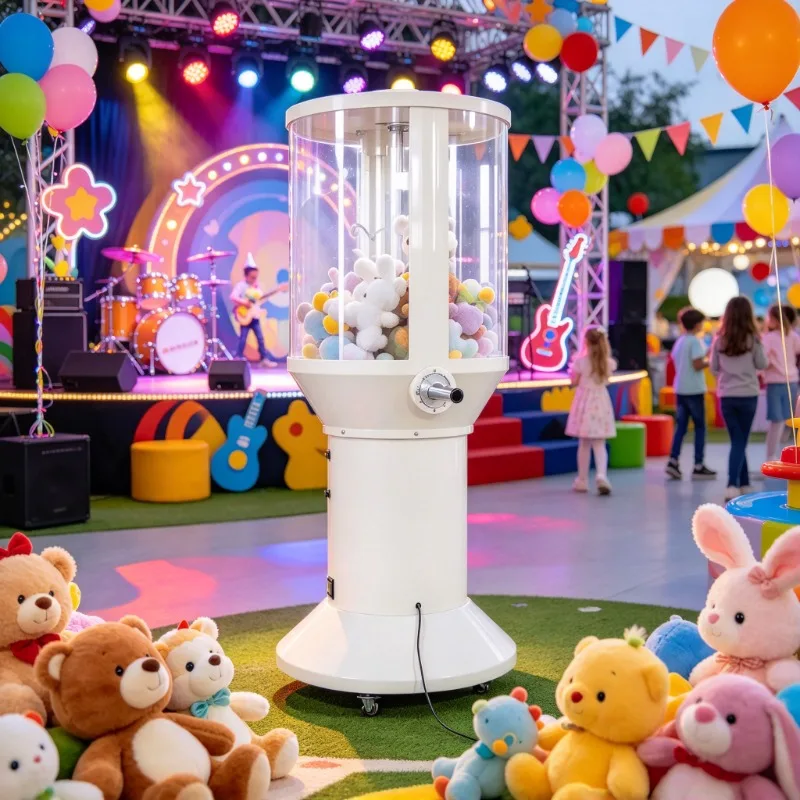 High Stability DIY Teddy Bear Stuffing Machine Foot Pedal Switch PP Cotton Pearl Ball Fiber Filling Machine Logo Customization