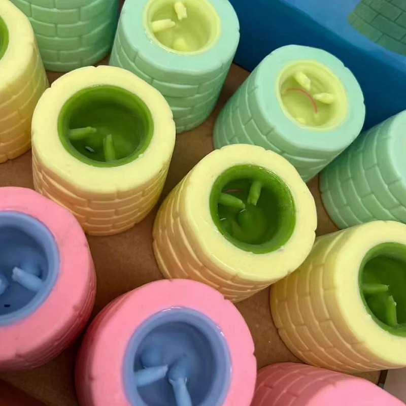 1pc Squeeze Frog Cup Toy Colorful Tricky Funny Frog Fidget Stress Relief Toy Rubber Cute Sensory Toys Random Color