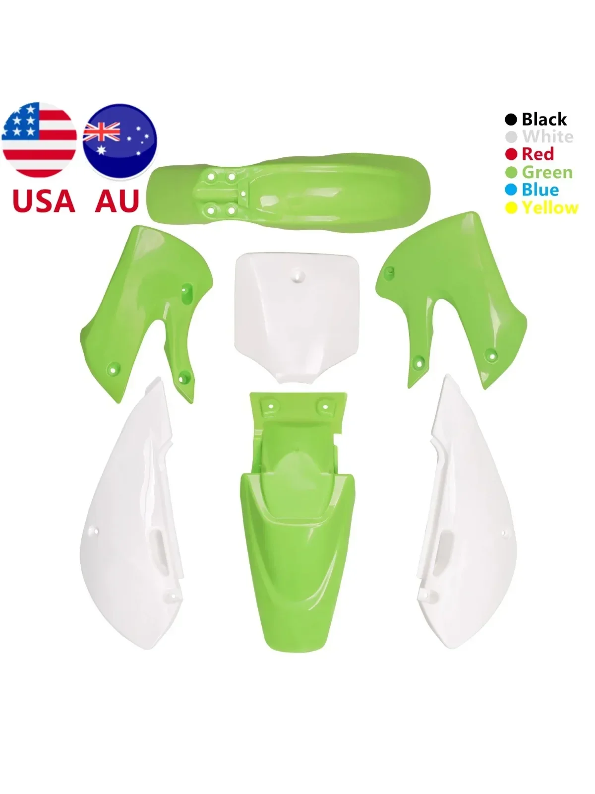 Tdpro Voor Kawasaki Klx110 Kx65 Suzuki Drz110 Motorfiets Plastic Spatbordkuip Kit Full Body Cover Kits Spatborden Spatbord - afbeelding 2