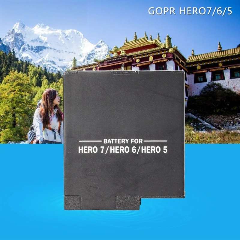 Compatible with Go Pro5 battery Go Pro 5/6/7 action camera battery BT-501, AHDBT-501