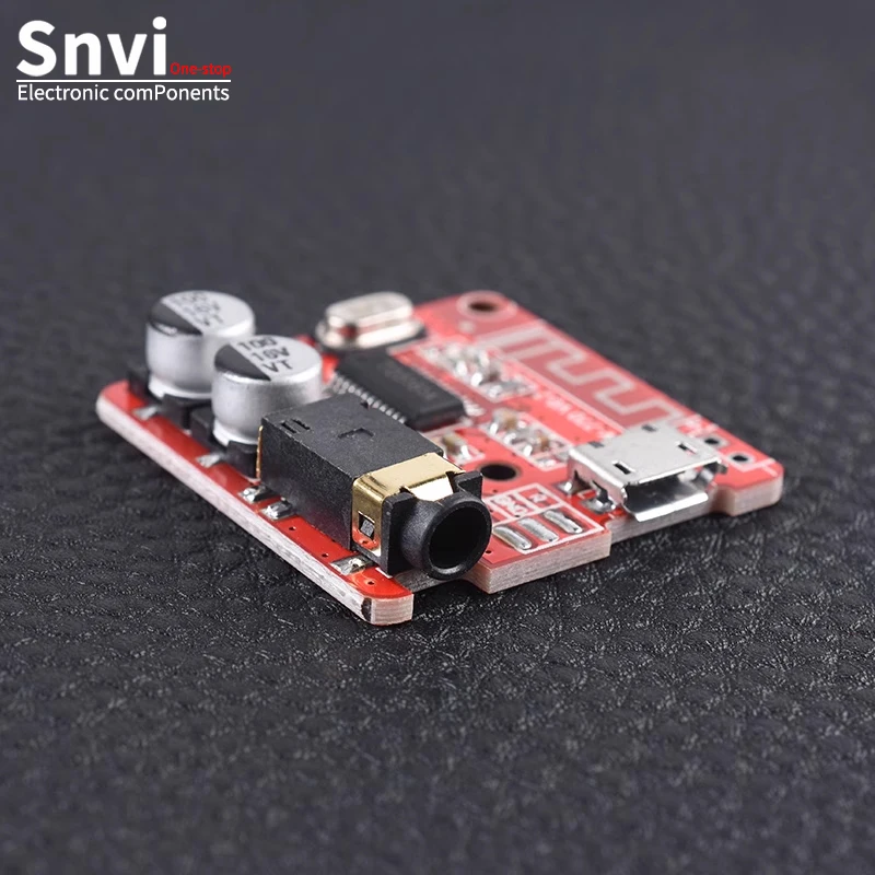 SNVI DIY Bluetooth Audio Receiver Board Bluetooth 5.0 MP3 Lossless Car Audio Decoder Board Wireless Stereo Music Module 3.7-5V