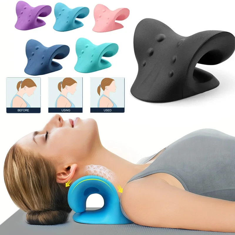 

EvaC-type neck and shoulder relaxation massage pillow,sleep aid,support and protect the neck,correct cervical spine,relieve pain