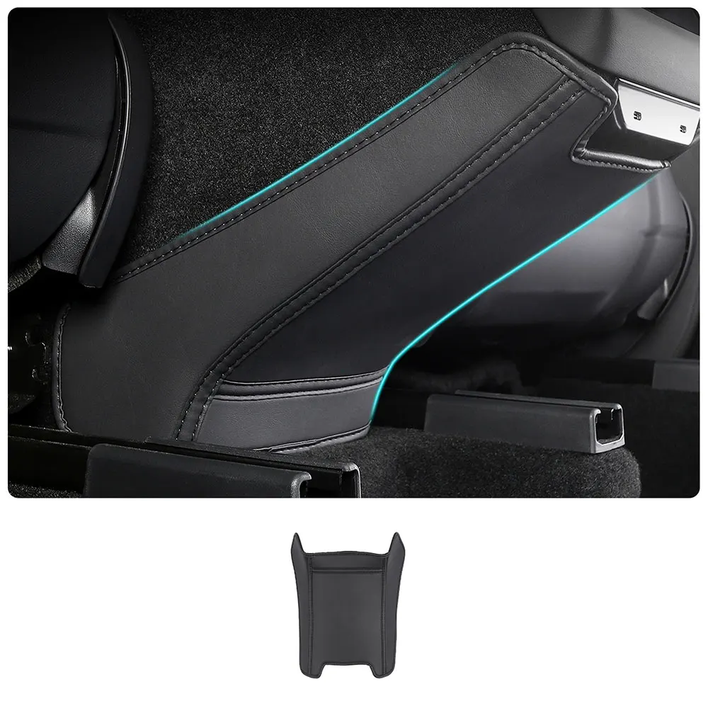

Central Control Protective for Tesla Model 3 Highland 2024-2026 Model Y Juniper 2025-2026 Leather Side Defense Kick Pad Foot Pad