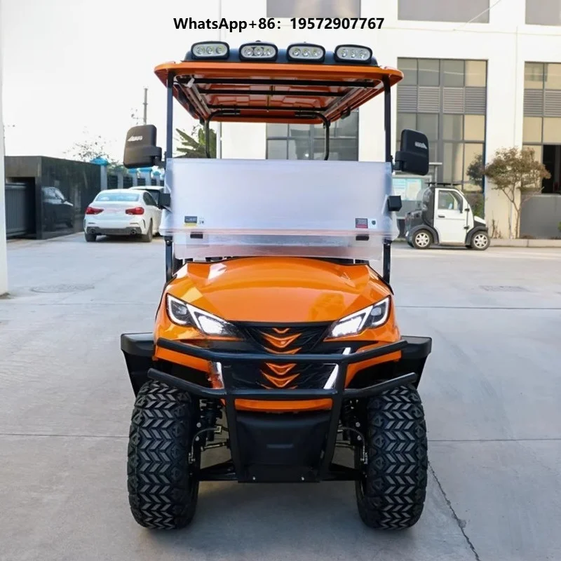 2026  New Designed Electric Golf Cart 72v Lithium Battery Street Legal Lifted Electric Golf Cart