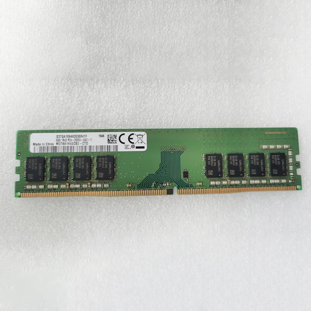 

1 Pcs RAM 8G 8GB M378A1K43CB2-CTD 1RX8 PC4-2666V DDR4 2666 Memory